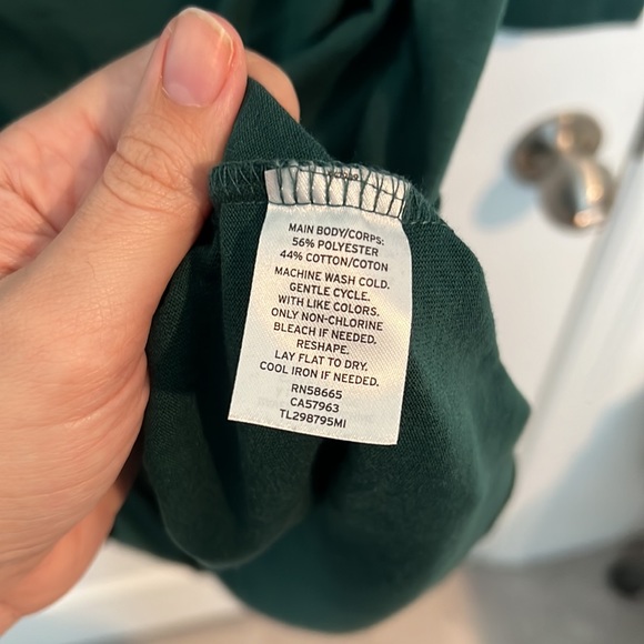 LEITH green long sleeve bodycon dress size medium - Picture 4 of 5